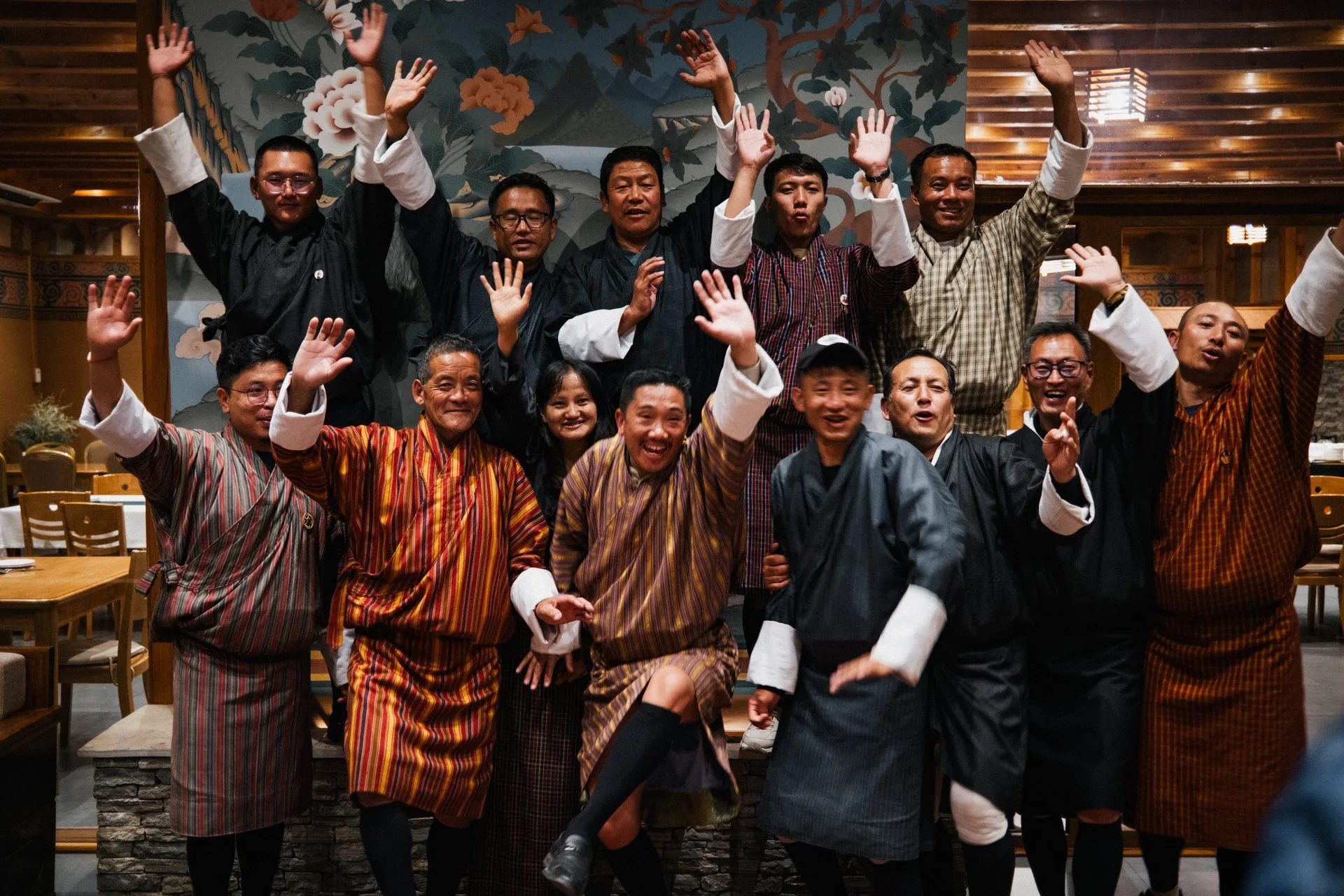 Abroad guides on the ground