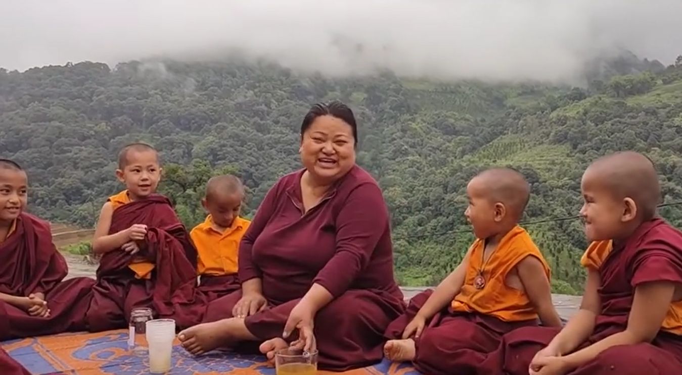 Children at Dorje Phagmo in Bhutan