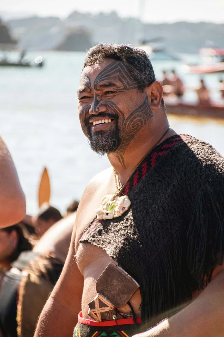 A Māori elder in Aotearoa New Zealand